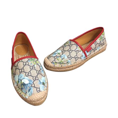 espadrillas gucci bloom|farfetch gucci espadrilles.